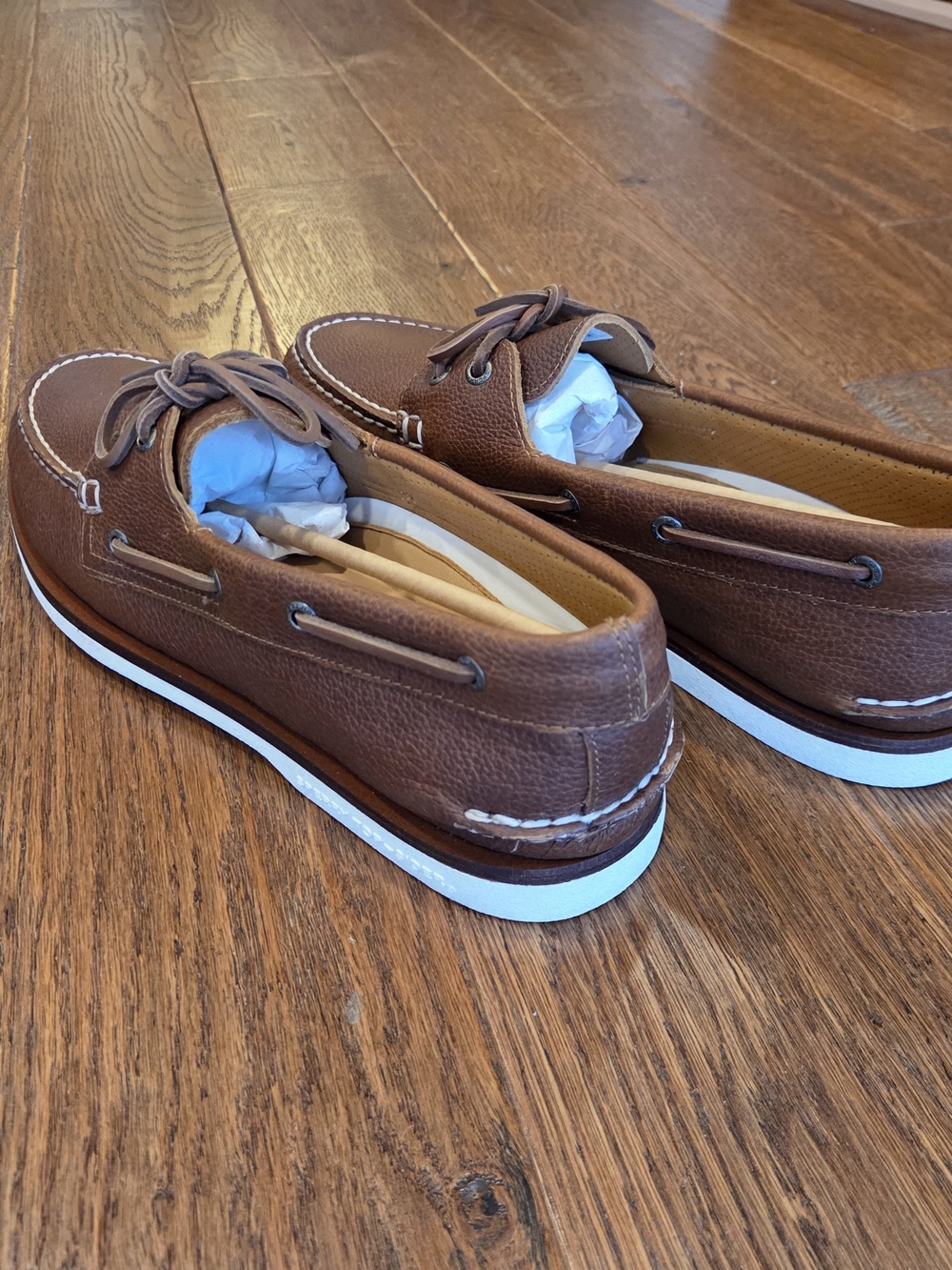 Sperry Gold Cup Boat Shoes Leather!
